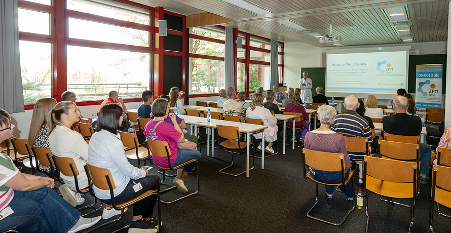 Begrüßung durch Prof. Seufferlein, Sprecher des ZPMU